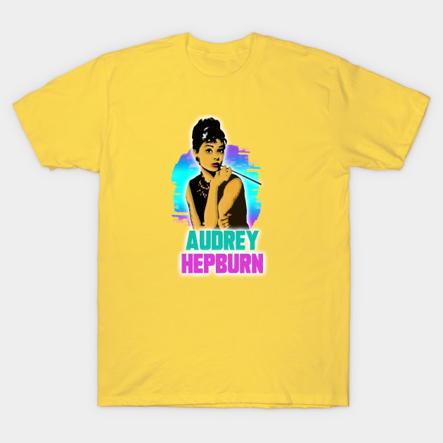 AUDREY HEPBURN T-Shirt by theanomalius_merch